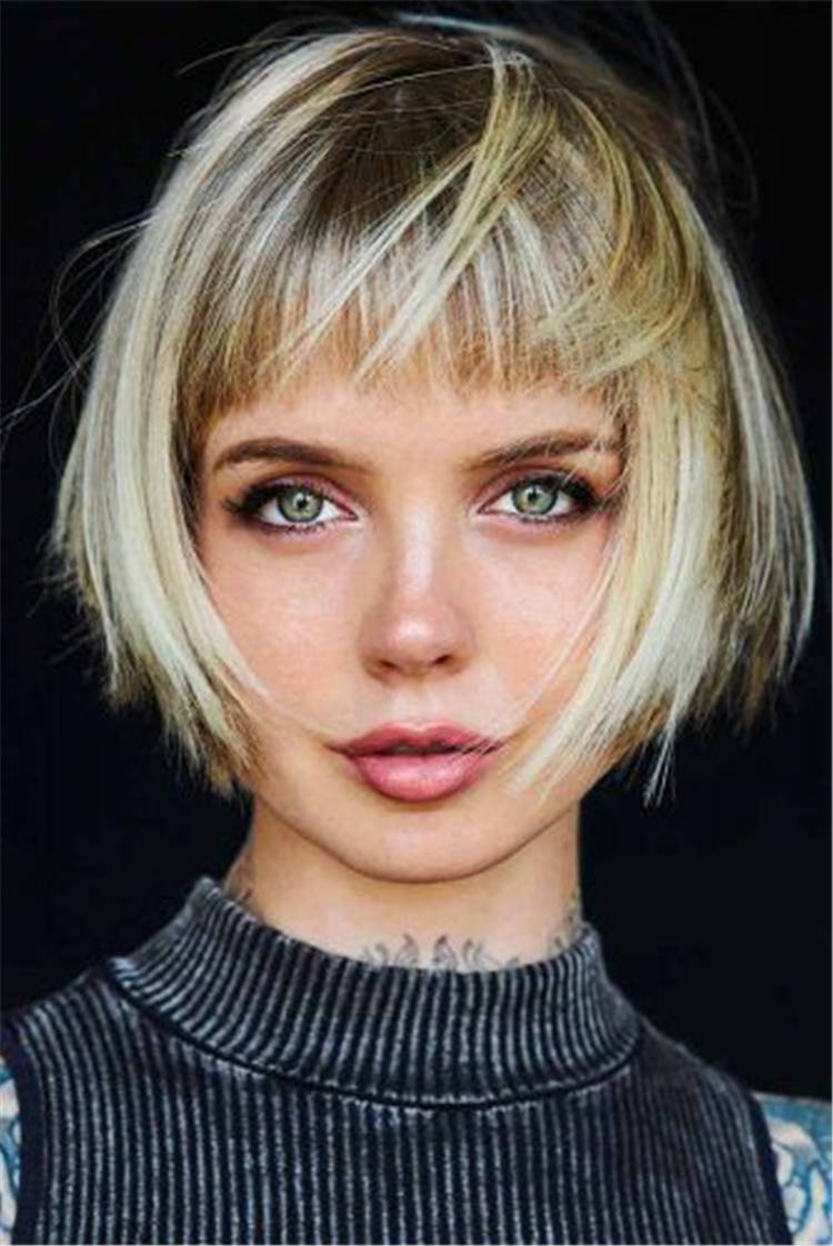 Charming And Gorgeous Bob Haircuts And Hairstyles With Bangs Women Fashion Lifestyle Blog