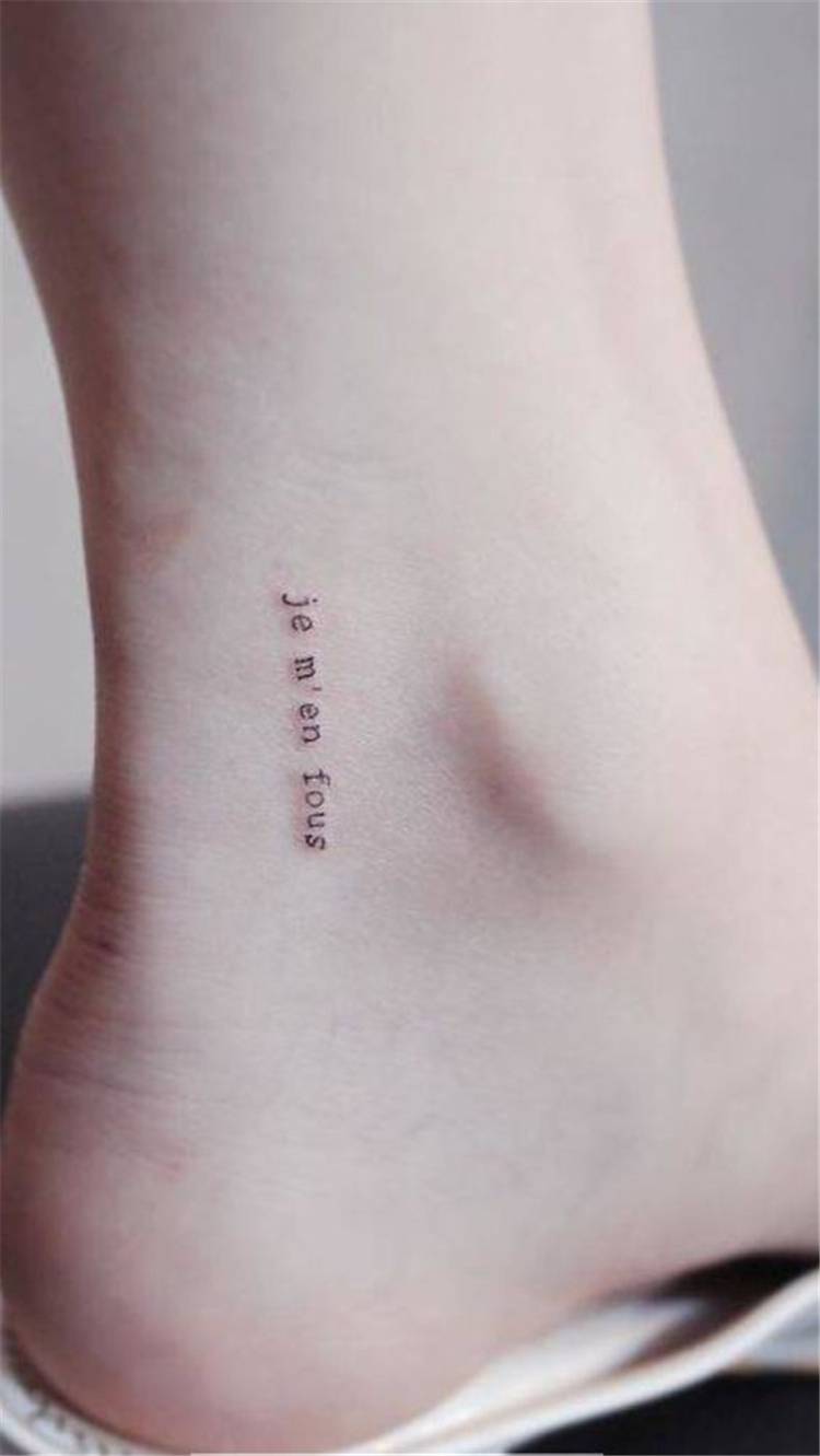 45 Small But Meaningful Words And Quotes Tattoo Designs You Would