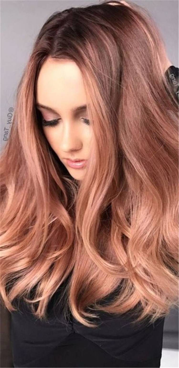 Rose Gold Hairstyles Hot Sex Picture