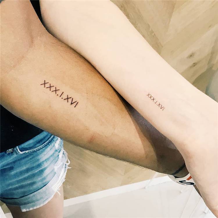 27 Simple And Cool Roman Numeral Tattoos Designs You Must Love