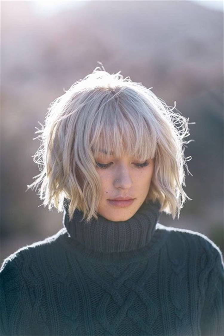 Charming And Gorgeous Bob Haircuts And Hairstyles With Bangs; Bob Haircuts; Bob Hairstyles; Bob Hair; Bob Hairstyle With Bangs; Bangs; Fringe; Bob Hairstyle With Fringe; Bob Haircuts With Fringe; Hairstyles; Haircuts; #haircut #hairstyle #Bobhairstyle #bobhaircut #bobhairwithbangs #fringe