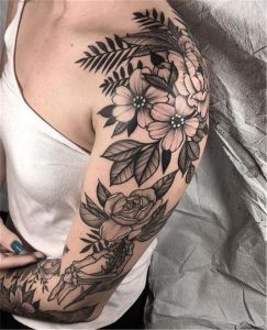 45 Gorgeous And Stunning Sleeve Floral Tattoo To Make You Stylish ...
