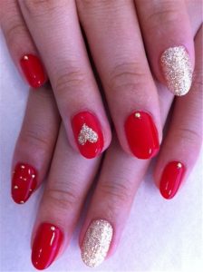 50 Short And Incredible Valentine's Day Nail Art designs For Your ...