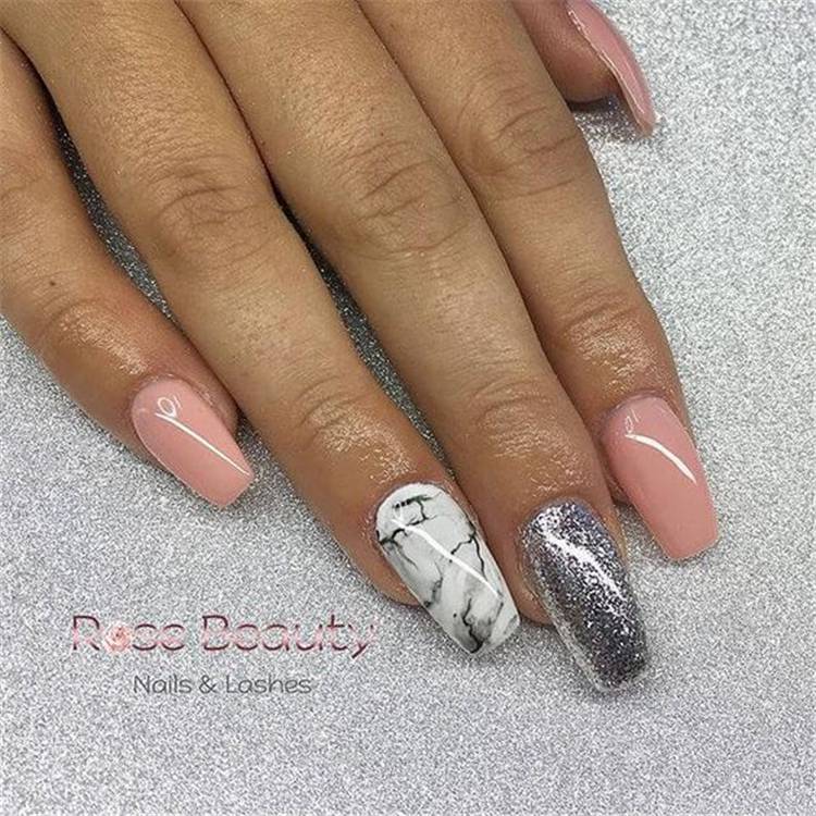 Stylish Marble Square Nail Art Designs You Would Love To Try; Marble Nail; Marble Square Nail; Square Nail; Stylish Marble Square Nail; Marble Nail Art; #nailart #marblenail #marblenaildesign #squarenail #squarenaildesign #naildesign #nail