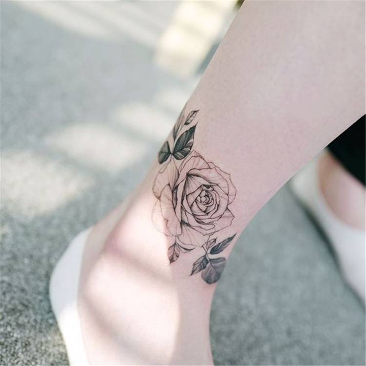Gorgeous And Stunning Ankle Floral Tattoo Ideas For Your Inspiration; Ankle Tattoos Ideas for Women;Flower Anklet Tattoo;Ankle Tattoos Concepts for Girls;Simple Ankle Tattoo Designs;Floral Ankle Tattoo Designs;Floral Ankle Tattoos;Small Ankle Tattoos #floraltattoo #ankletattoo #anklefloraltattoo #tattoo #floral