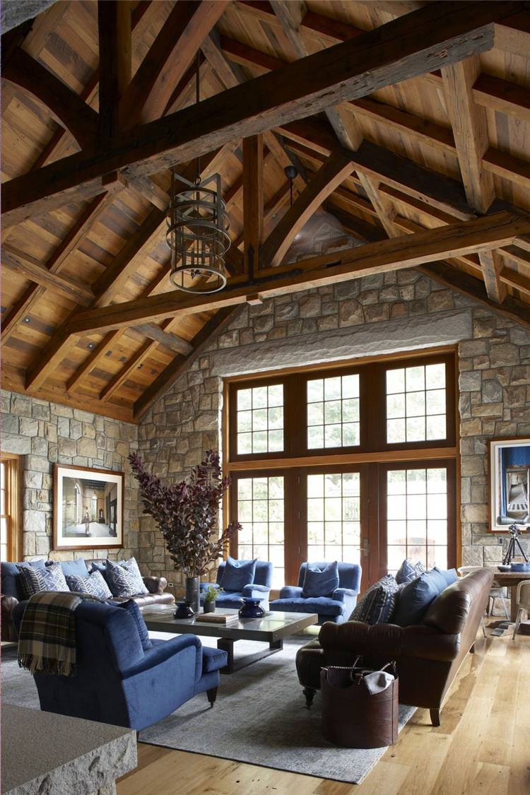 Rustic Living Room Decoration Ideas To Make It More Comfortable; Living Room; Home Decor; Rustic Interior; Rustic Decor Idea; Decor Idea; Rustic Farmhouse Decor; Interior Home Decor; #rusticinterior #rustichomedecor #homedecor #rusticdecor #livingroom
