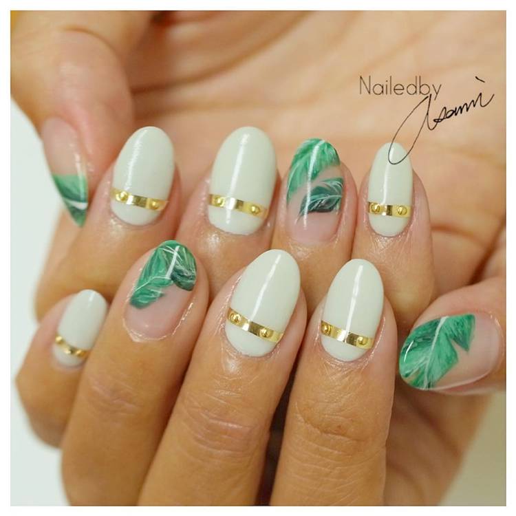 Stunning Tropical Nail Ideas For You To Rock The Summer; Summer Nails; Summer Nail Designs; Cute Nails; Gorgeous Nails; Cute Summer Nails; Tropical Nails; #nail #summernail #cutenail #summernaildesign #gorgeousnail#tropicalnails