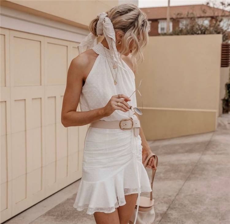 Pretty White Summer Dresses You Would Obsessed With 2020; White Dress; Summer Dress; White Summer Dress; Trendy Dress; Lace Dress; Cotton Dress; Simple Dress; Casual Dress; #whitedress #summerdress #whitesummerdress #casualdress #lacedress