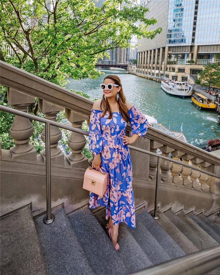 Trendy And Gorgeous Off-The-Shoulder Dresses You Must Have; Summer Dress; Off-The-Shoulder Dress; Dress; One-Piece Dress; White Dress; Printed Dress; Long Dress; Off The Shoulder Dress; #offtheshoulder #offtheshoulderdress #summerdress #dress