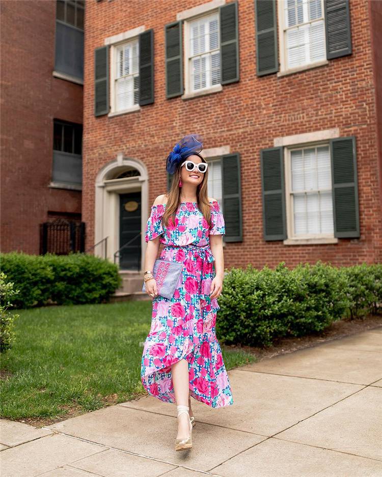 Trendy And Gorgeous Off-The-Shoulder Dresses You Must Have; Summer Dress; Off-The-Shoulder Dress; Dress; One-Piece Dress; White Dress; Printed Dress; Long Dress; Off The Shoulder Dress; #offtheshoulder #offtheshoulderdress #summerdress #dress