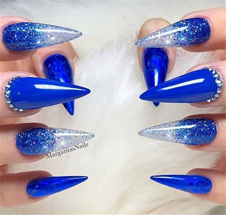Elegant Dark Blue Nail Designs To Capture Your Heart Women Fashion Lifestyle Blog Shinecoco Com