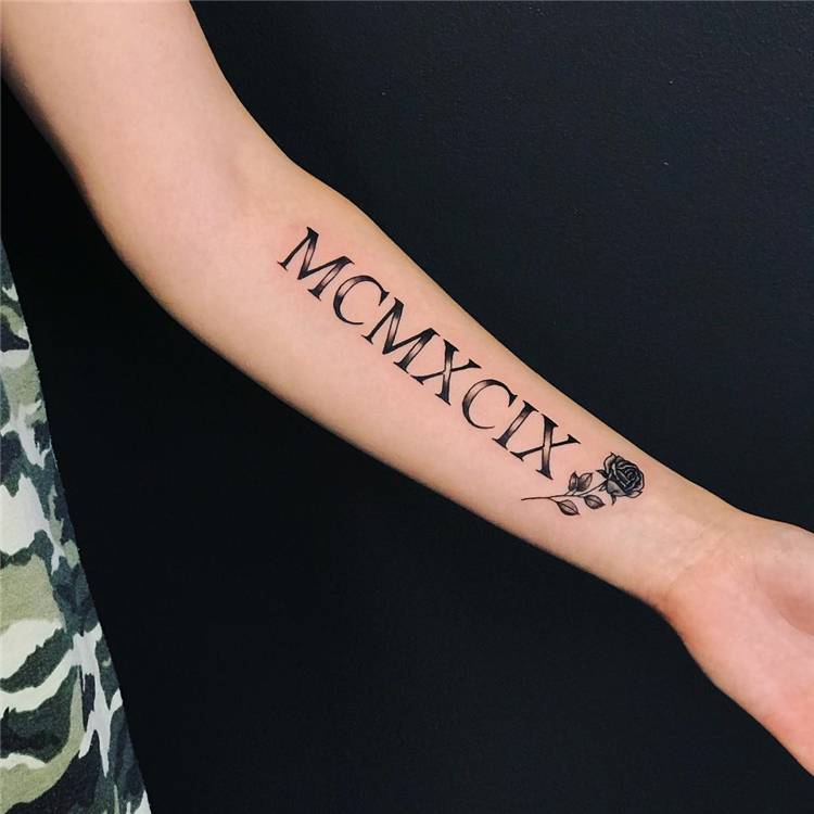 Simple And Cool Roman Numeral Tattoos Designs You Must Love; Roman Numeral Tattoo; Numeral Tattoo; Tattoo; Tattoo Designs; Simple Roman Numeral Tattoo; Cool Roman Numeral Tattoo; #romannumeraltattoo #tattoo #tattoodesign #romantattoo #numeraltattoo #numbertattoo #simpletattoo