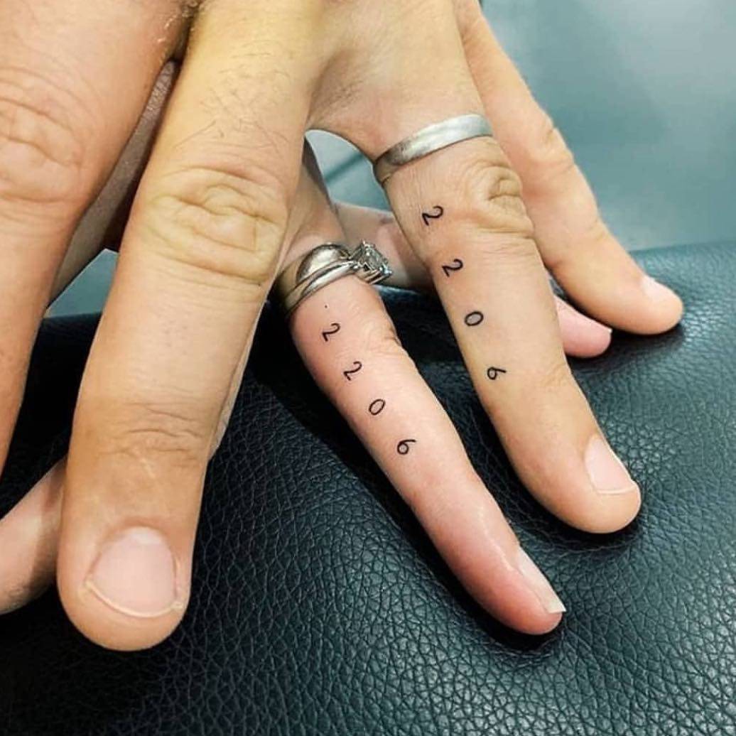 Matching tattoos for lovers