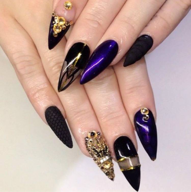 Gorgeous Purple Nail Art Designs You Need To Copy ASAP; Purple Nails; Summer Nails; Square Nail; Coffin Nail; Stiletto Nail; Cute Nails; Purple Square Nail; Purple Coffin Nail; Purple Stiletto Nail; #nails #purplenails #purplesummernail #summernails #coffinnails #stilettonails #squarenails