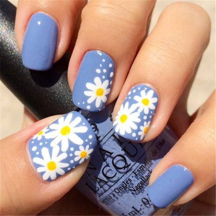 Gorgeous Floral Nail Designs You Must Fall In Love With; Floral Nails; Lovely Nails; Nails; Square Nails; Nail Design; Flower Nails; Rose Nails; Lily Nails; Sunflower Nails; Daisy Nails; Tulip Nails #nails #coffinnail #flowernails #squarenail #naildesign #floralnails #squarenails #lilynails #daisynails #sunflowernails #rosenails