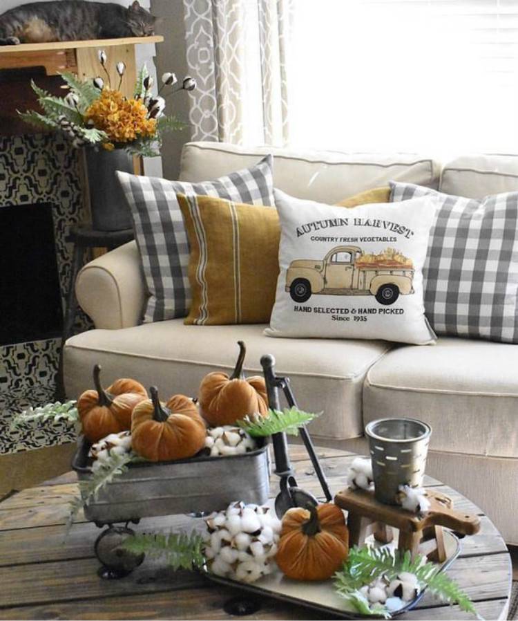 Best Fall Living Room Decoration Ideas To Make Your Home Special; Modern Living Room; Rustic Living Room Decoration; Fall Living Room; Living Room Decoration Ideas; #livingroom #livingroomdecoration #decor #rusticlivingroom #boholivingroom #coastalivingroom #modernlivingroom #falllivingroom #falldecoration #falllivingroomdecoration