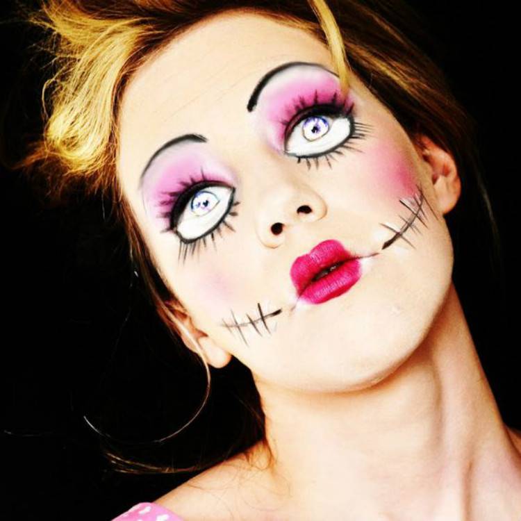 Creepy And Scary Halloween Makeup Looks You Need To Copy Now; Halloween Makeup; Makeup Looks; Scary Halloween Makeup; Creepy Halloween Makeup; Clown Makeup Looks; Ghost Makeup Looks; Dead Bride Makeup Looks #makeup #makeuplooks #halloween #halloweenmakeup #clownmakeup #ghostmakeup #deadbridemakeup #scarymakeuplooks #creepymakeuplooks