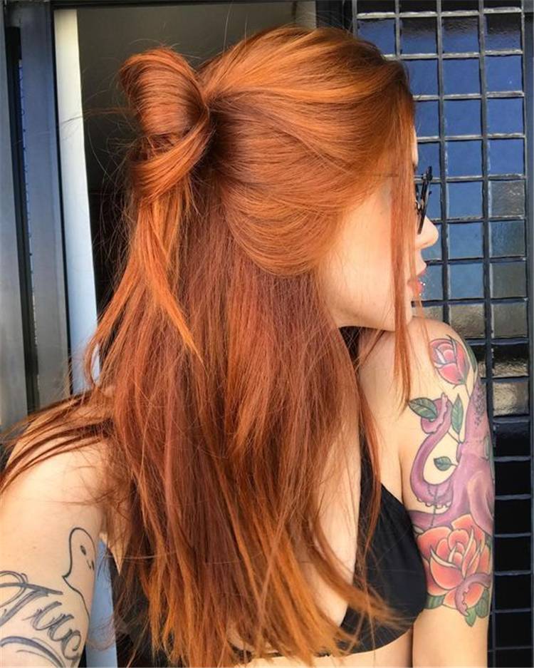 Stunning Red Hairstyles You Must Fall In Love With; Red Hair; Red Hairstyle; Hairstyle; Red Short Hairstyle; Bob Haircut; Pixie Haircut; Wave Hairstyle; Cute Hairstyle; Red Hair Color; Ginger Copper Hair Color #hair #hairstyle #redhair #redhairstyle #redpixiehaircut #haircut #bobredhairstyle #haircolor #redhaircut 