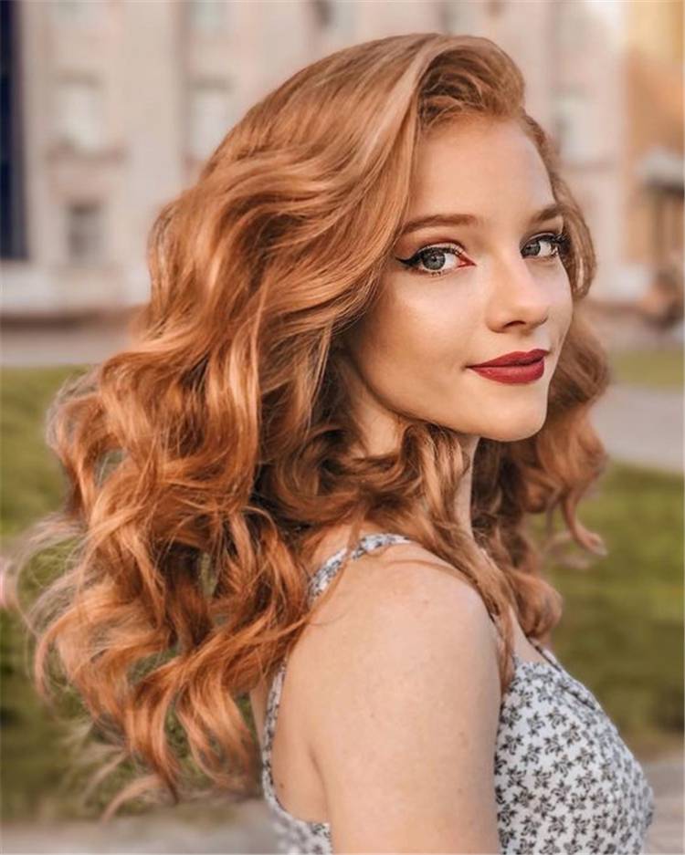 Stunning Red Hair Hairstyles You Must Fall In Love With; Red Hair; Red Hairstyle; Hairstyle; Red Short Hairstyle; Bob Haircut; Pixie Haircut; Wave Hairstyle; Cute Hairstyle; Red Hair Color; Ginger Copper Hair Color #hair #hairstyle #redhair #redhairstyle #redpixiehaircut #haircut #bobredhairstyle #haircolor #redhaircut 