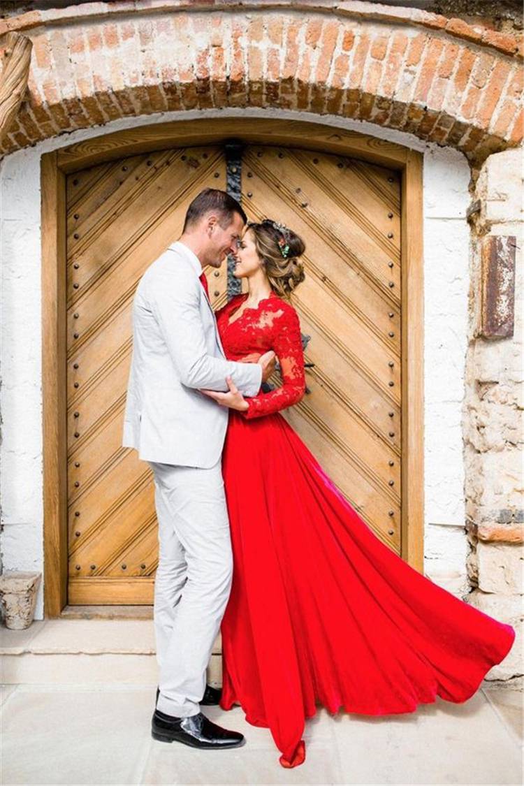 Gorgeous And Elegant Fall Wedding Dresses For Your Big Day;Gorgeous Wedding Dress; Breath Taking Wedding Dress; White Wedding Dress; Brand Wedding Dress; Off The Shoulder Lace Wedding Dresses; Lace Long Sleeves Wedding Dress; Fall Wedding Dress; Red Wedding Dress; Purple Wedding Dress #falldress #fallweddingdress#weddingdress #whiteweddingdress#longsleeveweddingdress #redweddingdress #mermaidweddingdress #purpleweddingdress