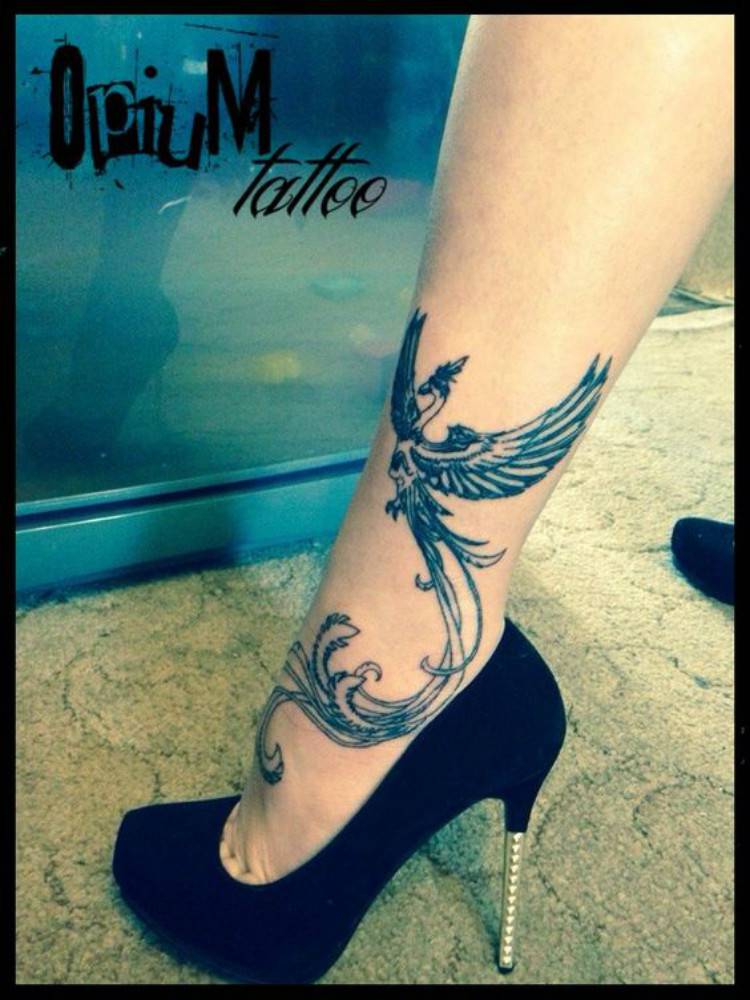 Gorgeous Phoenix Tattoo Designs You Must Love And Try; Phoenix Tattoo; Tattoo; Tattoo Design; Arm Phoenix Tattoo; Leg Phoenix Tattoo; Back Phoenix Tattoo; Thigh Phoenix Tattoo; Ankle Phoenix Tattoo #tattoo #tattoodesign #phoenix #phoenixtattoo #armtattoo #legtattoo #backtattoo #ankletattoo #thightattoo