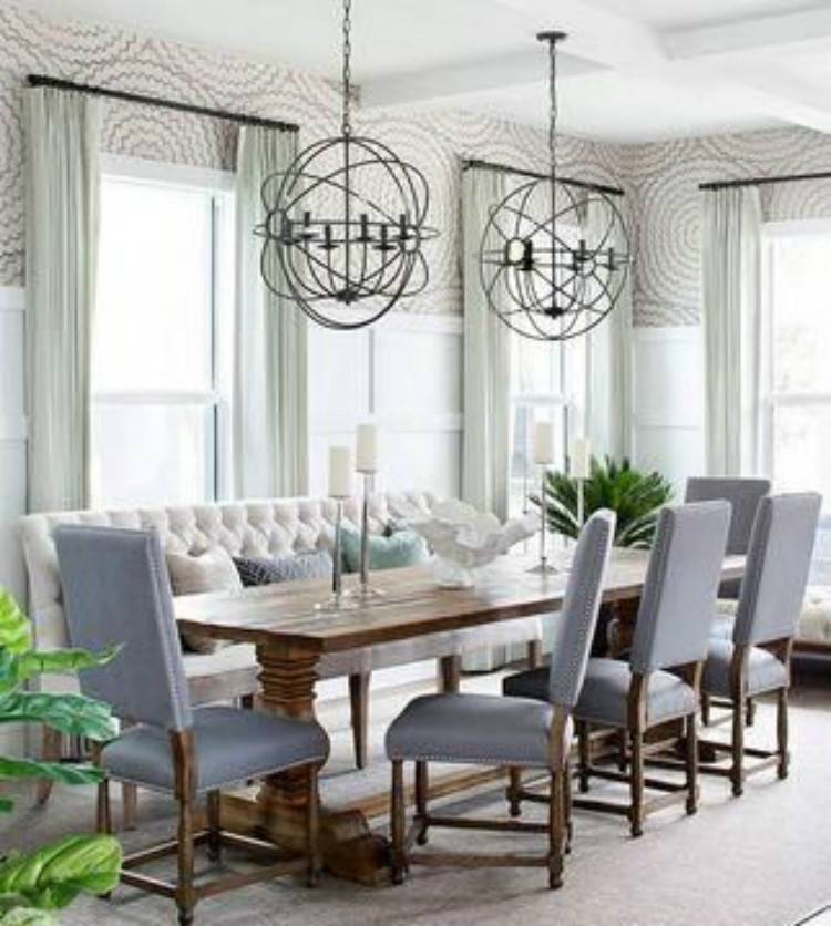 Stunning And Cozy Dining Room Decoration Ideas You Must Love; Dining Room; Dining Room Decor; Home Decor; Rustic Dining Room; Farmhouse Dining Room Decor; Modern Dining Room; Boho Dining Room Decor; Cozy Dining Room #diningroom #homedecor #moderndiningroom #rusticdiningroom #chicdiningroom #apartmentdiningroom