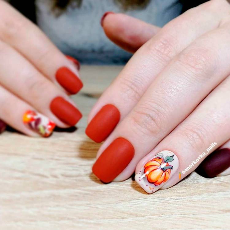 Cute Thanksgiving Nail Designs For Your Holiday Inspiration; Thanksgiving; Holiday; Thanksgiving Nails; Thanksgiving Nail Design; Nail Design; Cute Nails; Thanksgiving Turkey Nail; Thanksgiving Pumpkin Nails; #thanksgiving #thanksgivingnails #thanksgivingnaildesign #nail #naildesign #thanksgivingturkeynail #thanksgivingpumpkinnails 