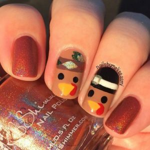 30 Cute Thanksgiving Nail Designs For Your Holiday Inspiration - Women ...