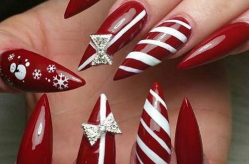 Pretty Christmas Red Nail Designs For The Big Holiday; Christmas Red Nails; Red Nails; Christmas Nails; Christmas Square Nails; Christams Coffin Nails; Christmas Almond Nail; Christmas Stiletto Nails; Holiday Nails #nails #nailsdesign #christmasnails #christmassquarenails #christmascoffinnails #christmasalmondnail #christmasstilettonails #holidaynails #holidayrednails #christmasrednails