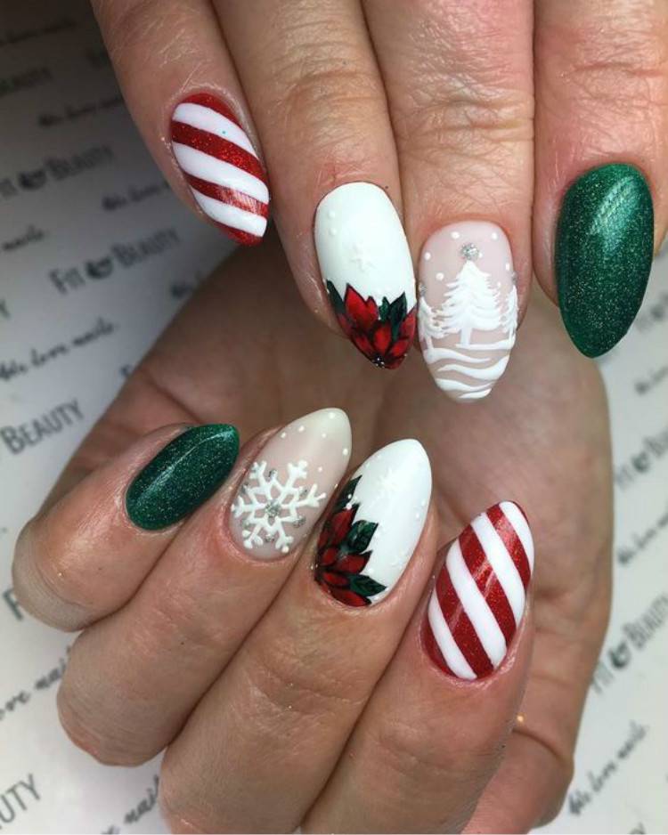 Gorgeous Christmas Nail Designs You Need To Copy Now; Christmas Red Nails; Red Nails; Christmas Nails; Christmas Square Nails; Christams Coffin Nails; Christmas Almond Nail; Christmas Stiletto Nails; Holiday Nails #nails #nailsdesign #christmasnails #christmassquarenails #christmascoffinnails #christmasalmondnail #christmasstilettonails #holidaynails #holidayrednails #christmasrednails