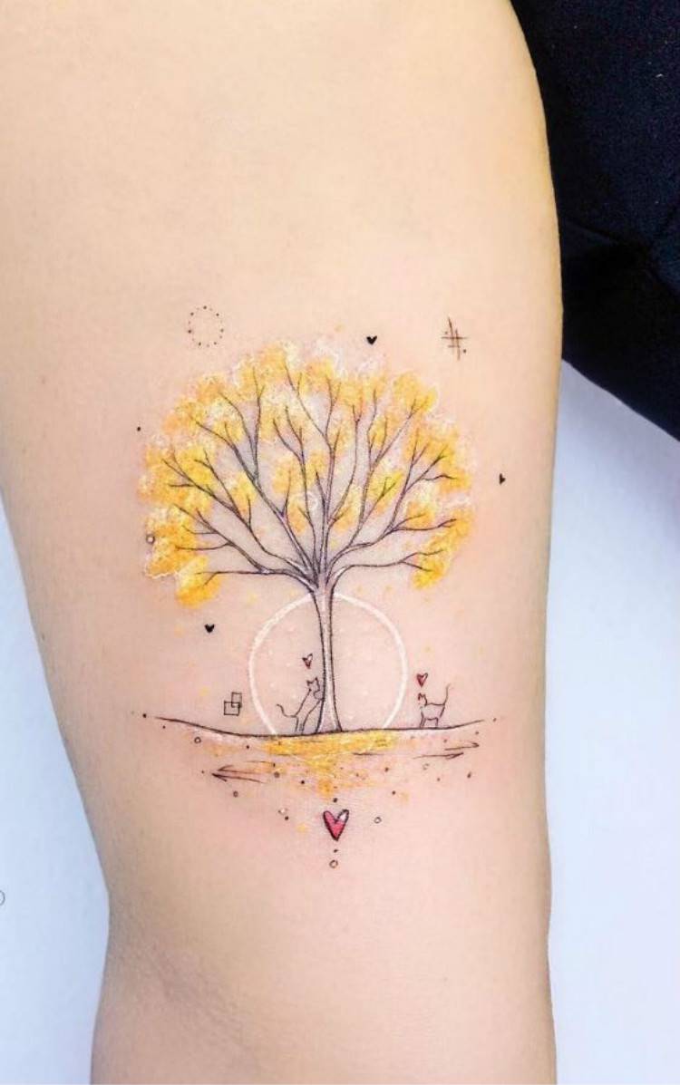 Amazing And Meaningful Tree Tattoo Designs For You; Tree Tattoo; Tattoo; Tattoo Design; Arm Tree Tattoo; Leg Tree Tattoo; Back Tree Tattoo; Side Rib Tree Tattoo; Ankle Tree Tattoo #tattoo #tattoodesign #treetattoo #smalltreetattoo #armtattoo #legtattoo #backtattoo #ankletattoo #sideribtattoo #meaningfultattoo