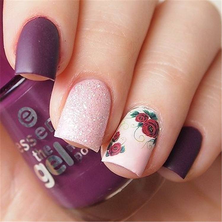 30 Pretty Spring Floral Nail Arts To Make You Blooming | Women Fashion ...