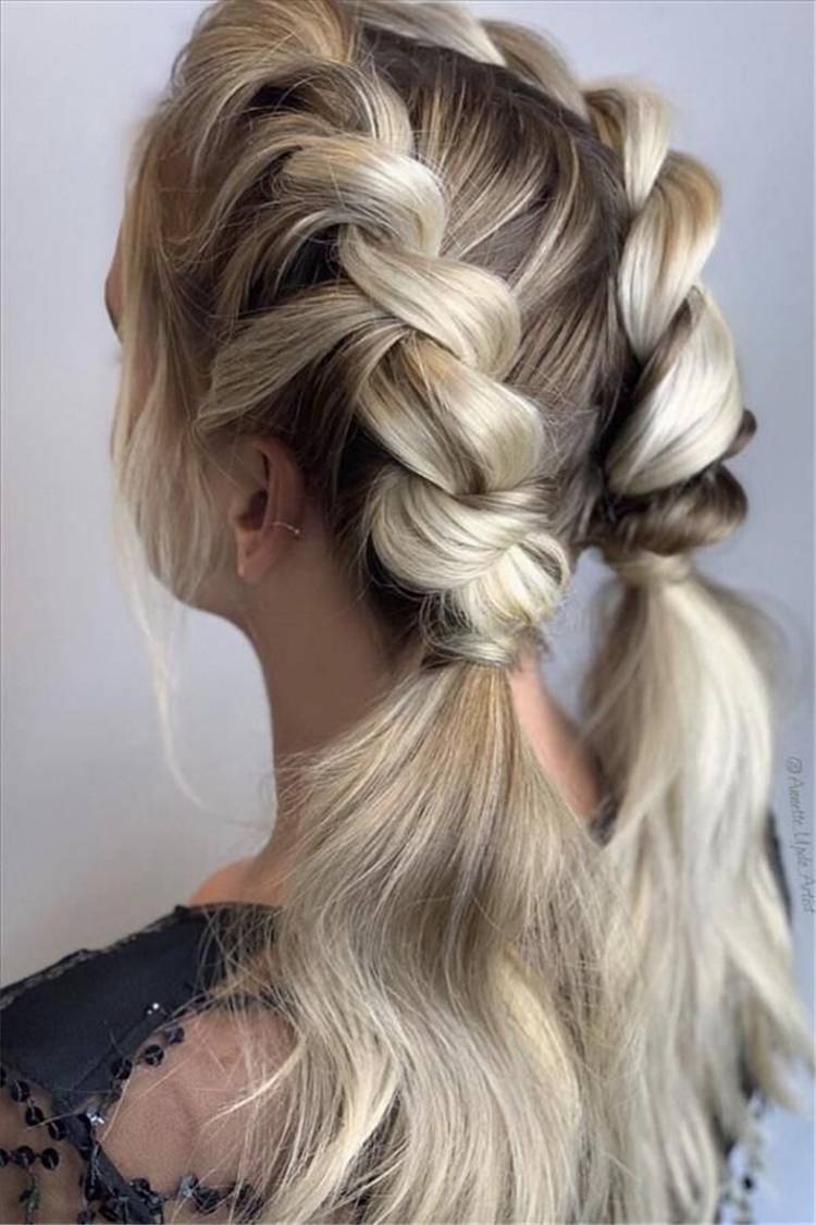 Cute Valentine's Hairstyles To Make Your Life Sweet; Hairstyle; Hair Idea; Valentine's Hairstyles; Valentine's Day; Pretty Hairstyles; Easy Hairstyles; Ponytail; High Bun Hairstyles; Low Bun Hairstyles; Boxer Hairstyle #Valentine #Valentine'sDay #hairstyles #easyhairstyles #boxerhairstyle #ponytail #bunhairstyles #lowbunhairstyles