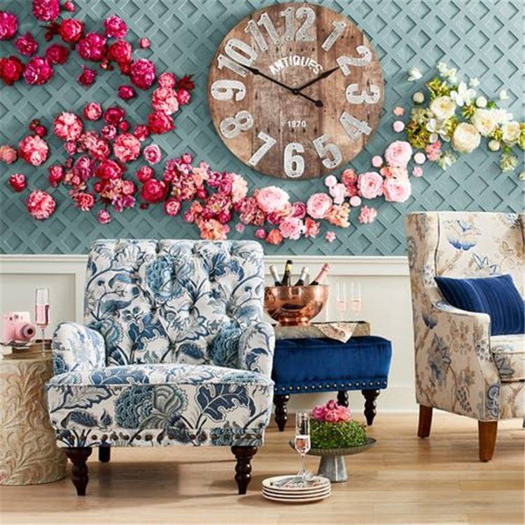 Amazing Spring Living Room Decoration Ideas With Different Accents; Home Decor; Living Room Decor; Living Room; Spring Living Room; Spring Home Decor; Flower Home Decor; Cozy Living Room; Spring Accent; #homedecor #springhomedecor #livingroom #springlivingroom #livingroomdecor #florallivingroom #springaccent 