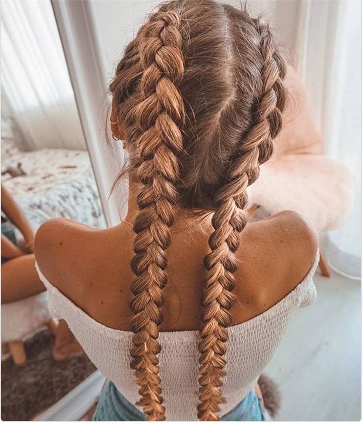 Cute Valentine's Hairstyles To Make Your Life Sweet; Hairstyle; Hair Idea; Valentine's Hairstyles; Valentine's Day; Pretty Hairstyles; Easy Hairstyles; Ponytail; High Bun Hairstyles; Low Bun Hairstyles; Boxer Hairstyle #Valentine #Valentine'sDay #hairstyles #easyhairstyles #boxerhairstyle #ponytail #bunhairstyles #lowbunhairstyles