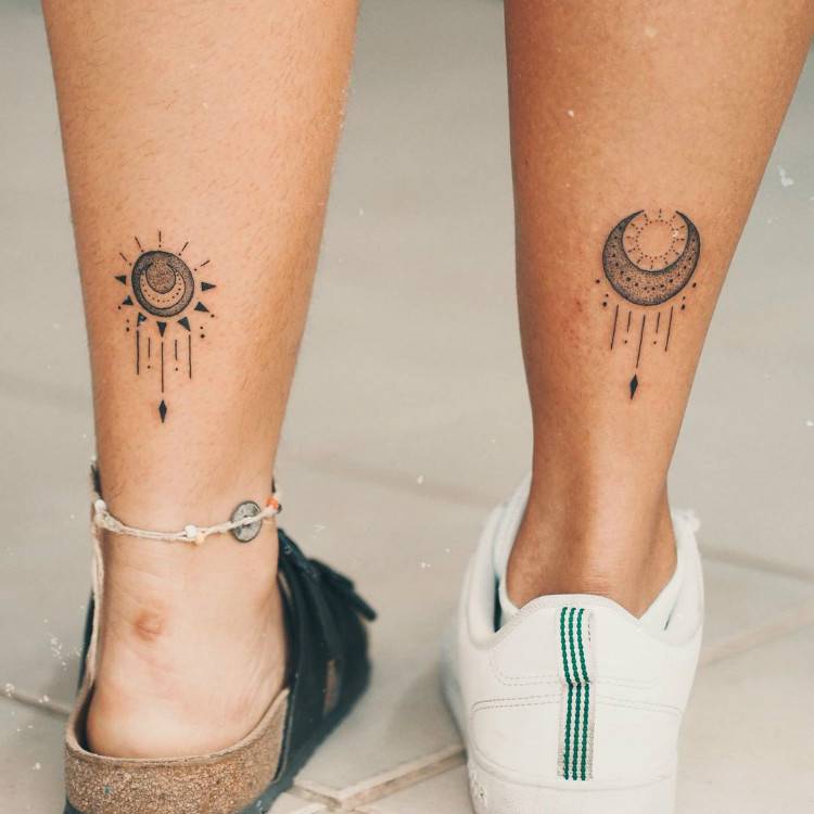 Couple Matching Tattoo Designs For The Coming Valentine's Day; Couple Tattoo Ideas; Couple Tattoos; Matching Couple Tattoos;Simple Couple Matching Tattoo;Tattoos; Valentine's Day; Valentine's Tattoo #valentine's #valentine'stattoo #Tattoos #Coupletattoo#Matchingtattoo