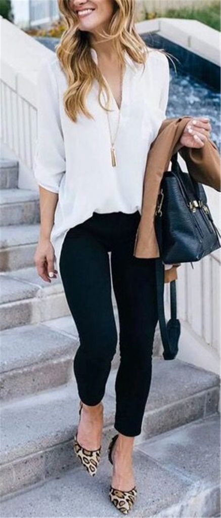 30 Fresh And Cool Spring Outfits With A White Shirt - Women Fashion ...