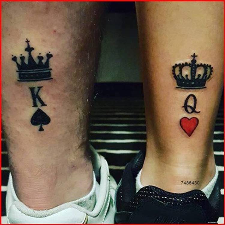Coolest Couple Matching Tattoo Designs For Your Inspiration; Couple Tattoo Ideas; Couple Tattoos; Matching Couple Tattoos;Simple Couple Matching Tattoo;Tattoos; Valentine's Day; Valentine's Tattoo #valentine's #valentine'stattoo #Tattoos #Coupletattoo#Matchingtattoo #matchingkeyand locktattoo #matchingbeautyandbeasttattoo #matchingkingandqueentattoo #matchinglionandlionesstattoo