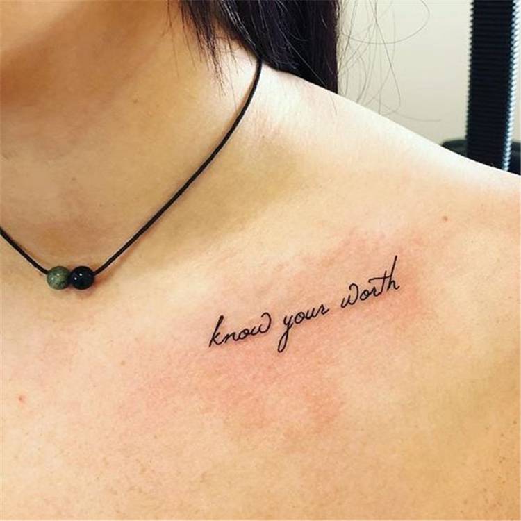 Inspirational And Meaningful Quotes Tattoo Ideas For You; Quotes Tattoo; Quotes Tattoo Ideas; Meaningful Quotes Tattoo; Quotes Tattoo Ideas For Your Inspiration; Tattoo Ideas; Quotes Tattoo; Meaningful Quotes; Small Tattoo; Arm Tattoo; Collarbone Tattoo; Wrist Tattoo; Side Rib Tattoo; #smalltattoo #armtattoo #quotestattoo #meaningfultattoo #sideribtattoo #tattoodesign #tattoo