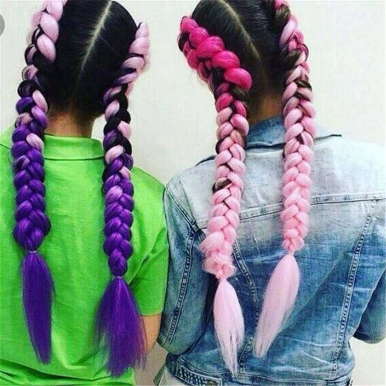 Pretty And Cool Rainbow Hairstyles For Your Inspiration; Rainbow Hair Color; Rainbow Hair Styles; Rainbow Color; Rainbow Hairstyle; Hair Color; Hairstyles #haircolor #hairstyles #rainbowhair #rainbowhairstyle #rainbowcolor #rainbowhaircolor