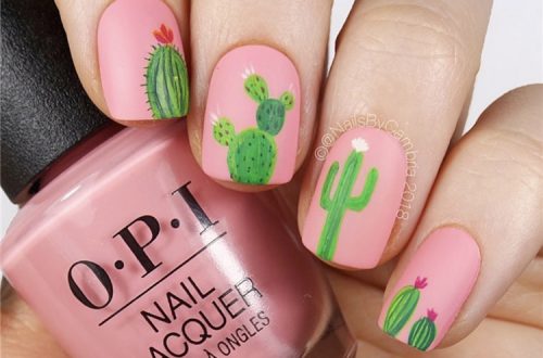 Cute And Pretty Summer Nail Designs You Must Love; Summer Nails; Nails; Nail Design; Cute Nail; Summer Cute Nail;Sunflower Nail; Palm Tree Nail; Prickly Cactus Nail; Cactus Nail; #nail #summernail #naildesign #cutenail #summercutenail #sunflowernail #palmtreenail #pricklycactusnail #cactusnail