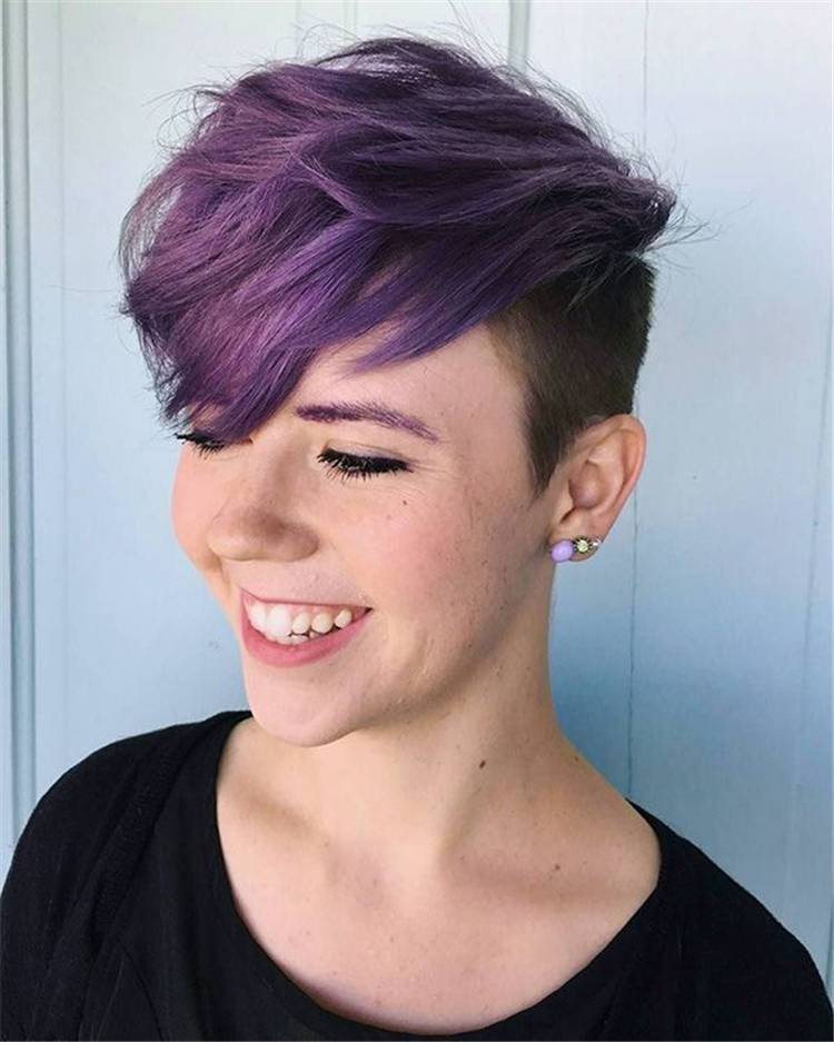 Gorgeous And Coolest Pixie Haircuts For Your Summer Fantasy; Pixie Hairstyles; Pixie Haircuts; Pixie Haircuts Or Hairstyles For You; Haircut; Hairstyle; Stylish Haircut; Stylish Hairstyles; Blond Pixie Haircut; Pink Pixie Haircut; Purple Pixie Haircut; #pixiehaircut #pixiehairstyle #shortpixie #shortpixiehair #stylishhair #stylishhairstyle #shorthaircut #blondpixiehaircut #pinkpixiehaircut #purplepixiehaircut