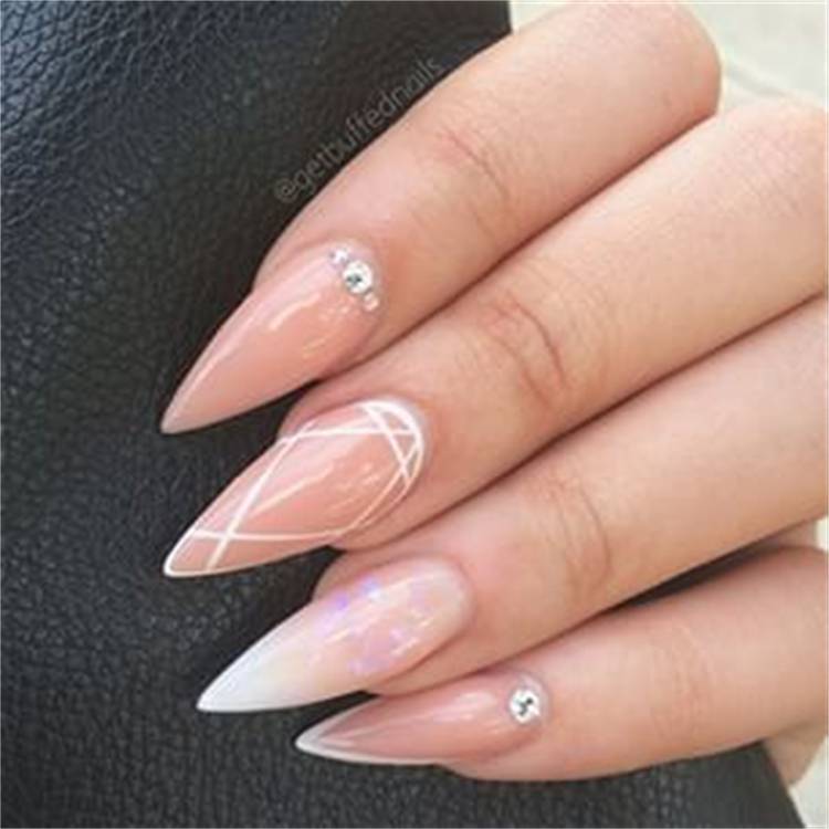 Gorgeous And Classic Nude Nail Designs To You; Nude Nail Design; Nail Design; Nude Sqaure Nail; Nude Coffin Nail; Nude Stiletto Nail; Glitter Nail; Rhinestone Nail; #nail #naildesign #nudenaildesign #nudesquarenail #nudecoffinnail #nudestilettonail #rhinestonenail #glitternail