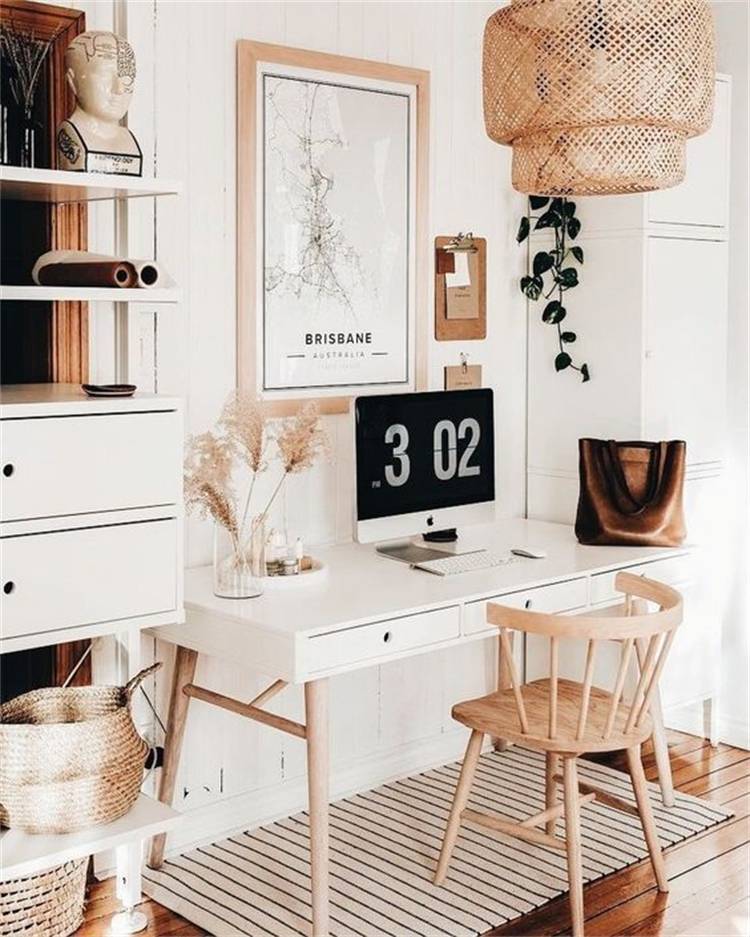 Amazing Home Office Design Styles You Need To Copy Now; Home Office; Home Office Decoration; Home Decor; Office Decor; Home Office Design; #homedecor #homeofficedecor #homeofficedecoration #homeoffice #bohohomeoffice #modernhomeoffice #rustichomeoffice #minimalisthomeoffice