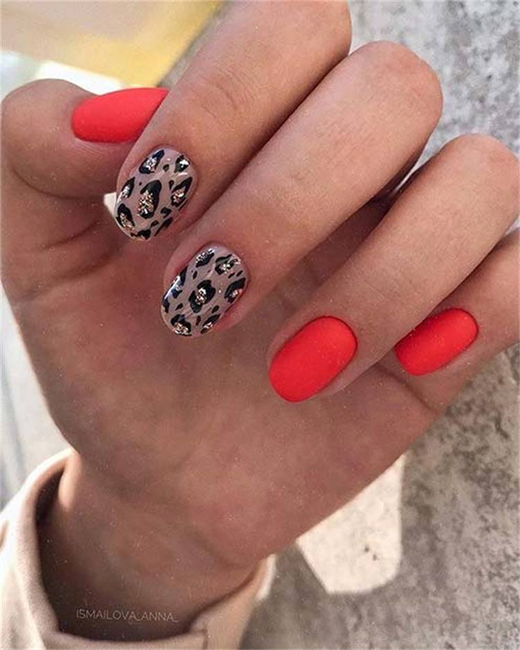 Amazing Leopard Nail Designs To Make You Stylish; Leopard Nail Design; Leopard Nail; Nail; Nail Design; Stylish Nail; Short Square Leopard Nail; Coffin Leopard Nail; Stiletto Leopard Nail; #nail #naildesign #leopardnail #leopardnaildesign #squareleopardnail #coffinleopardnail #stilettoleopardnail