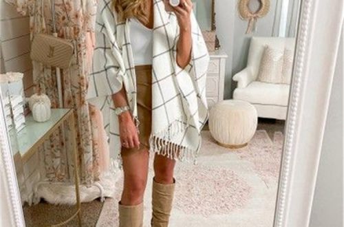 Chic And Gorgeous Fall Outfits For Your Inspiration, Fall Outfits; Outfits; High Knee Boots Outfits; Cardigan Outfits; Skirt Outfits; Sweater Dress Outfits; #outfits #falloutfits #highkneeboots #cardiganoutfits #skirtoutfits #sweaterdressoutfits