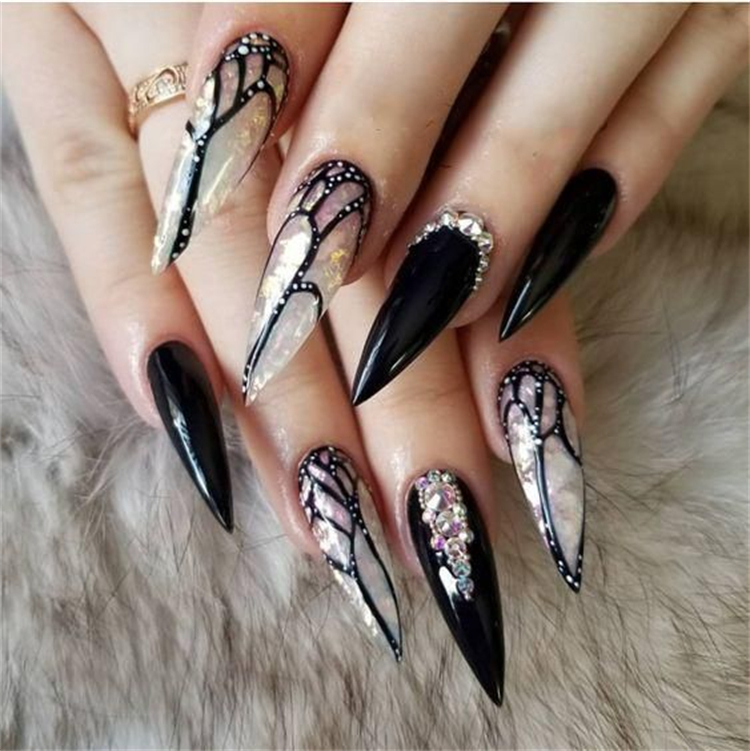 Most Elegant Nail Designs To Enhance Your Beauty; Nails; Nail Designs; Elegant Nails; Square Nails; Coffin Nails; Almond Nail; Stiletto Nails; Holiday Nails #nails #nailsdesign #squarenails #coffinnails #almondnail #stilettonails #holidaynails #holidaycoffinnails #elegantnails