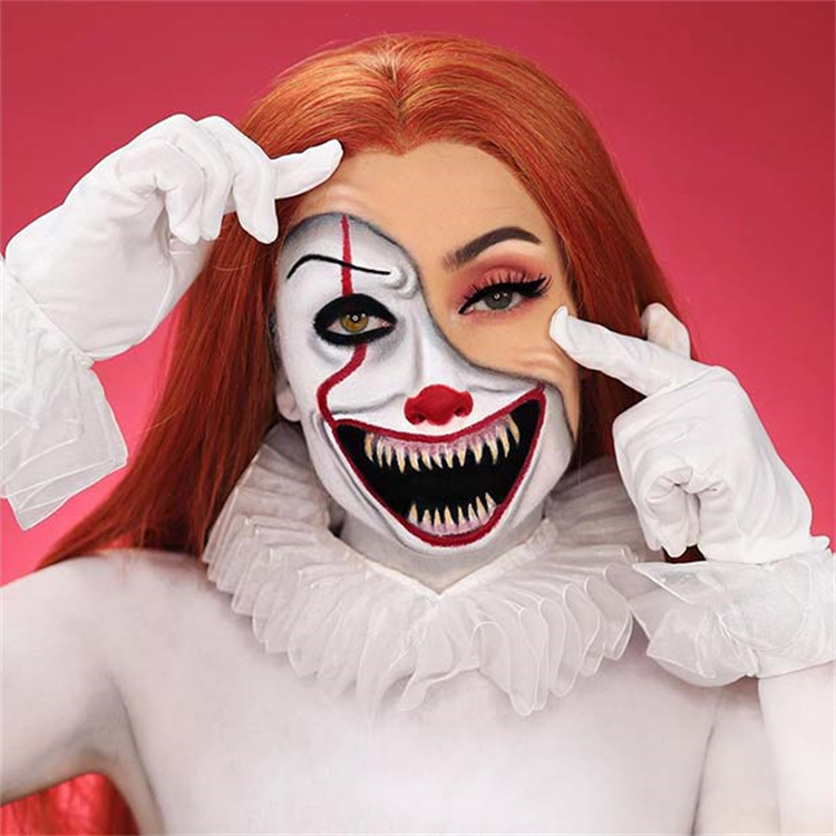 Horrible Halloween Makeup Ideas To Give You Inspiration; Halloween Makeup; Halloween; Pennywise Halloween Makeup; Doll Halloween Makeup; Cleopatra Halloween Makeup; Devil Halloween Makeup; Witch Halloween Makeup #halloween #halloweenmakeup #makeup #scarymakeup #witchmakeup #pennywisemakeup #devilmakeup #cleopatramakeup #dollmakeup