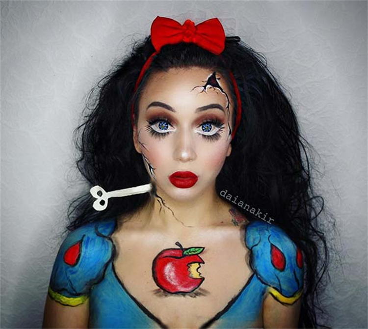 Horrible Halloween Makeup Ideas To Give You Inspiration; Halloween Makeup; Halloween; Pennywise Halloween Makeup; Doll Halloween Makeup; Cleopatra Halloween Makeup; Devil Halloween Makeup; Witch Halloween Makeup #halloween #halloweenmakeup #makeup #scarymakeup #witchmakeup #pennywisemakeup #devilmakeup #cleopatramakeup #dollmakeup