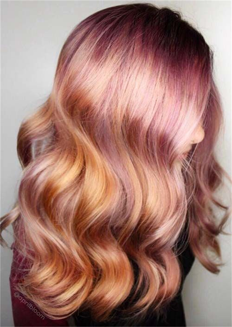 Amazing Rose Gold Hair Ideas You Need To Copy Now; Rose Gold Hair; Rose Gold Hair Color; Rose Gold Hair Color Ideas; Gorgeous Hair; Hairstyles; Rose Gold; Rose Gold Fashion; Rose Gold Hairstyles; Hairstyle; Bob Rose Gold; Half Up Half Down Rose Gold; Pixie Hairstyles #rosegold #rosegoldhair #haircolor #hairstyle #rosegoldbobhair #rosegoldpixiehairstyle #longwavehairstyles #weddinghairstyles